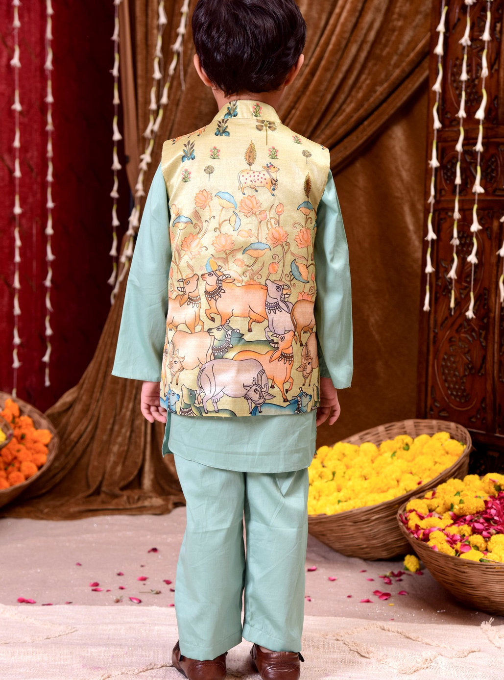 Pichwai Prince Kurta Set