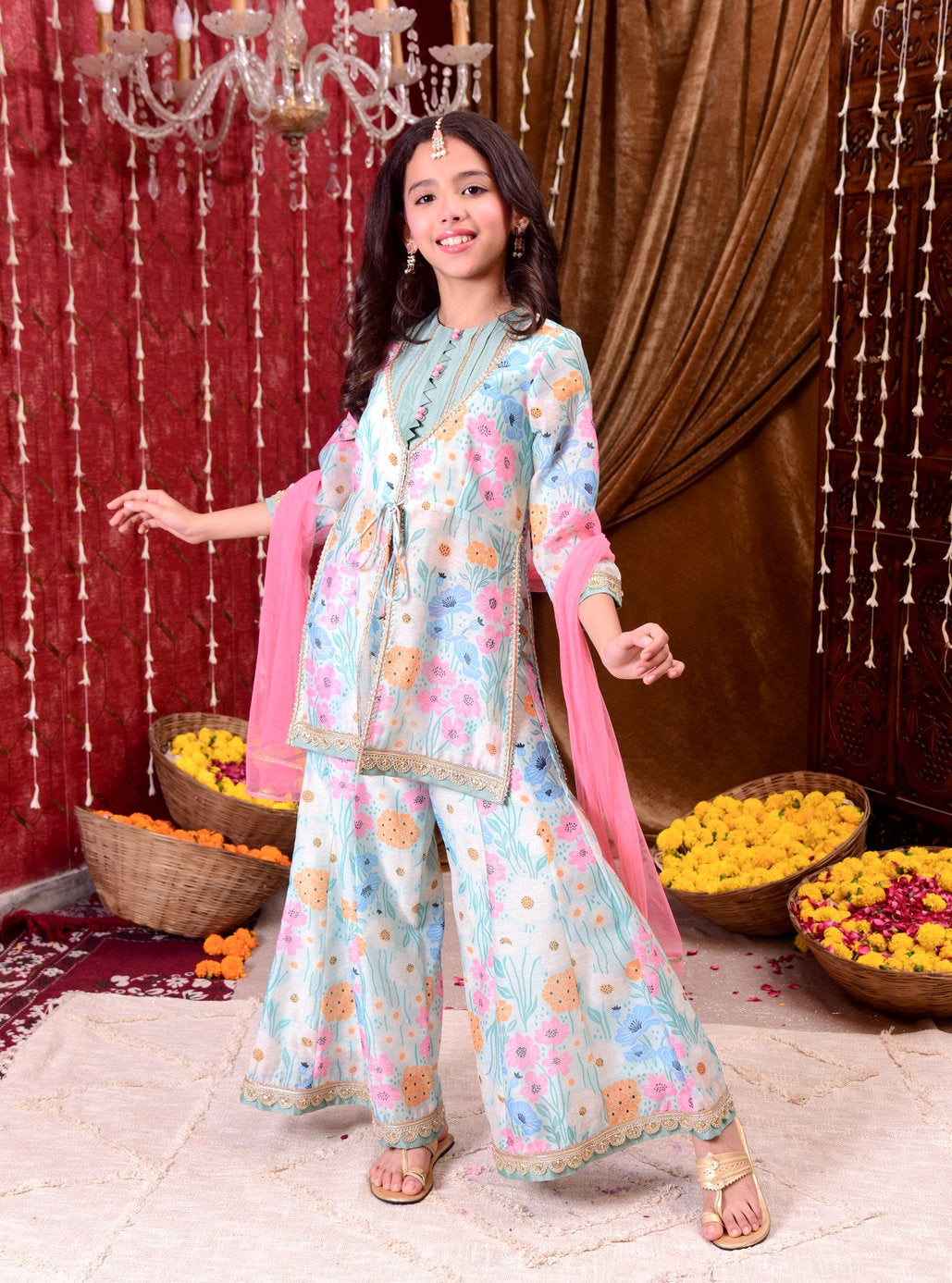 Blossom Breeze Sharara Set