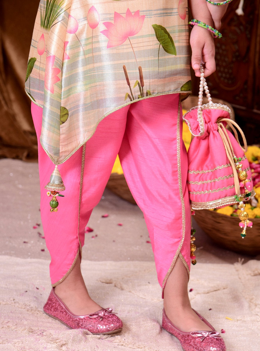 Kamalini-Kurti Dhoti Set