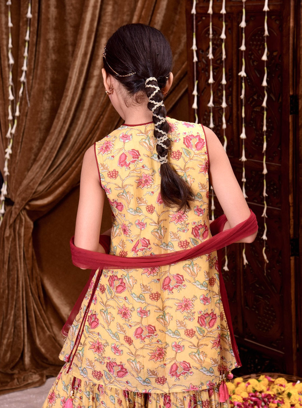 Floral Fiesta Sharara Set
