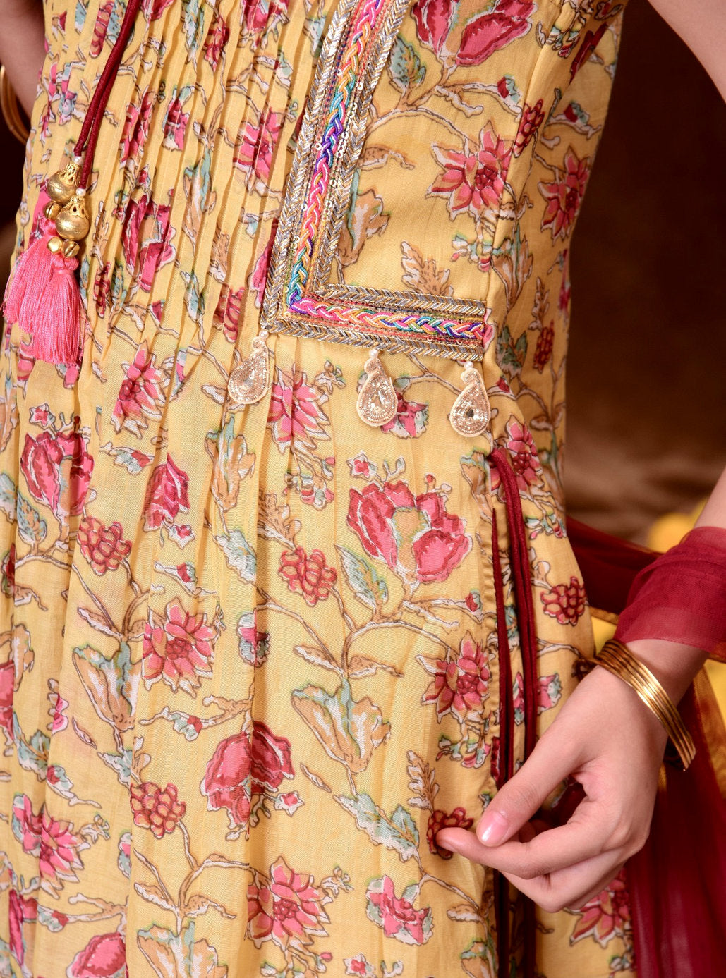 Floral Fiesta Sharara Set