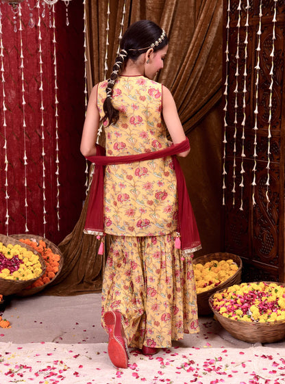 Floral Fiesta Sharara Set