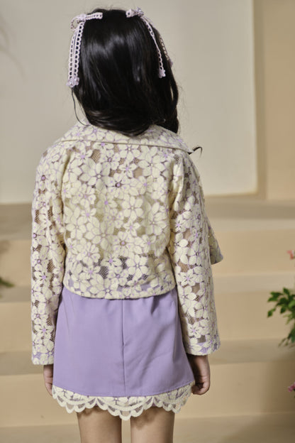 Lavender Lace Charm Co-Ord Set