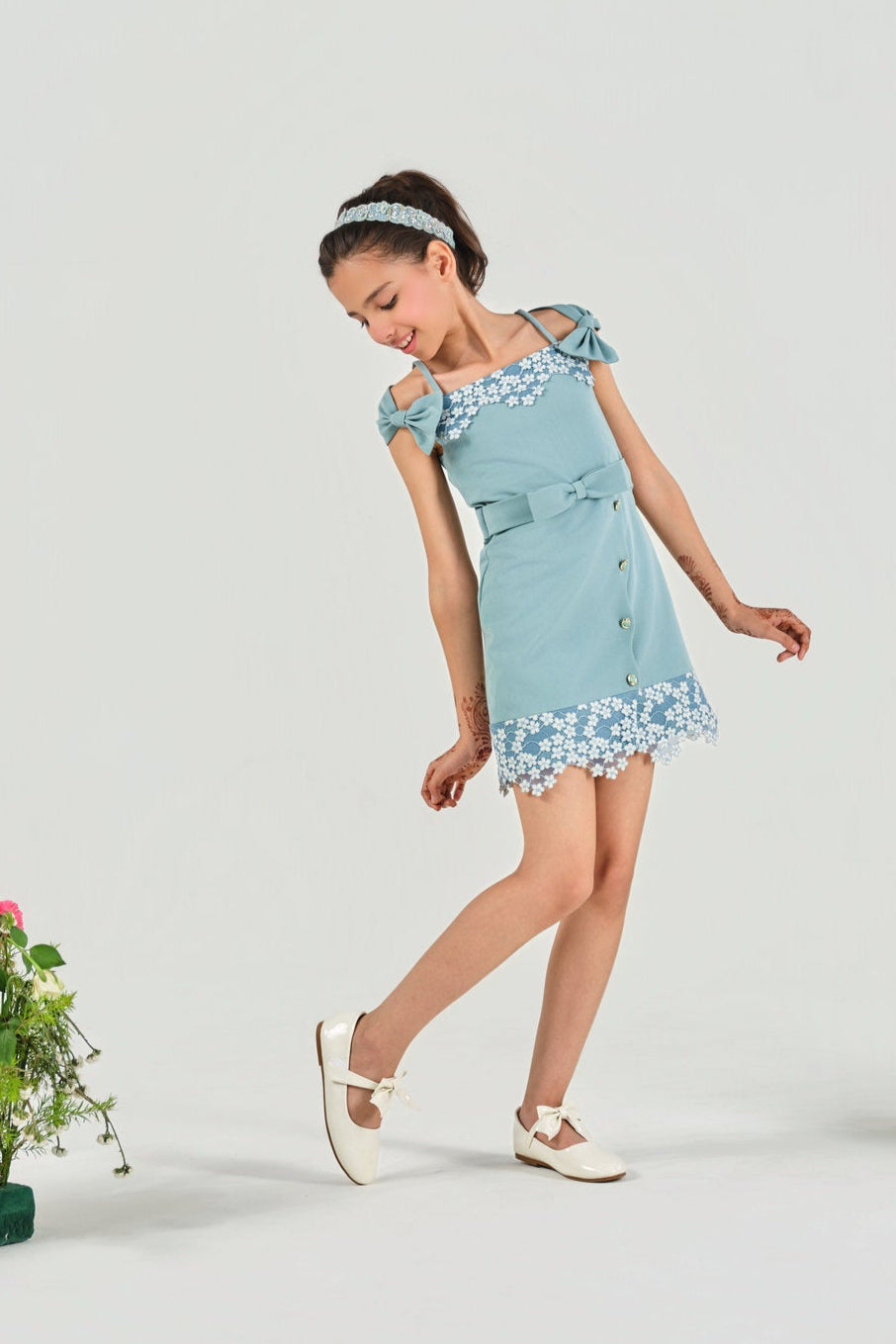 Petal Flutter A‑Line